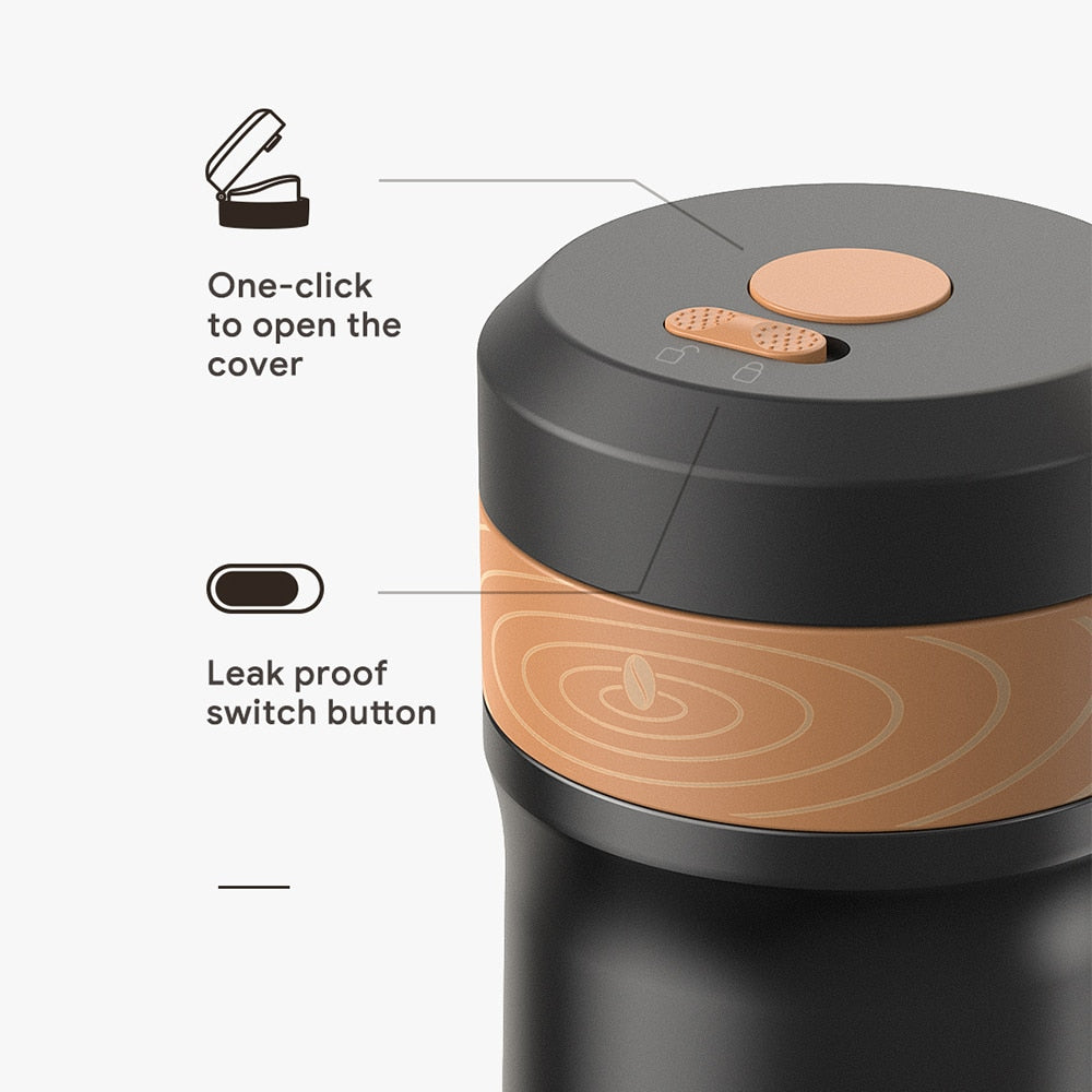 2 In 1 Portable Travel French Press Coffee Maker - Fourmile Coffee