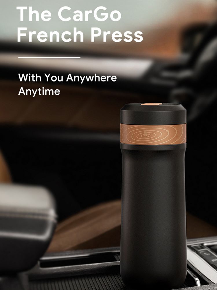 2 In 1 Portable Travel French Press Coffee Maker - Fourmile Coffee