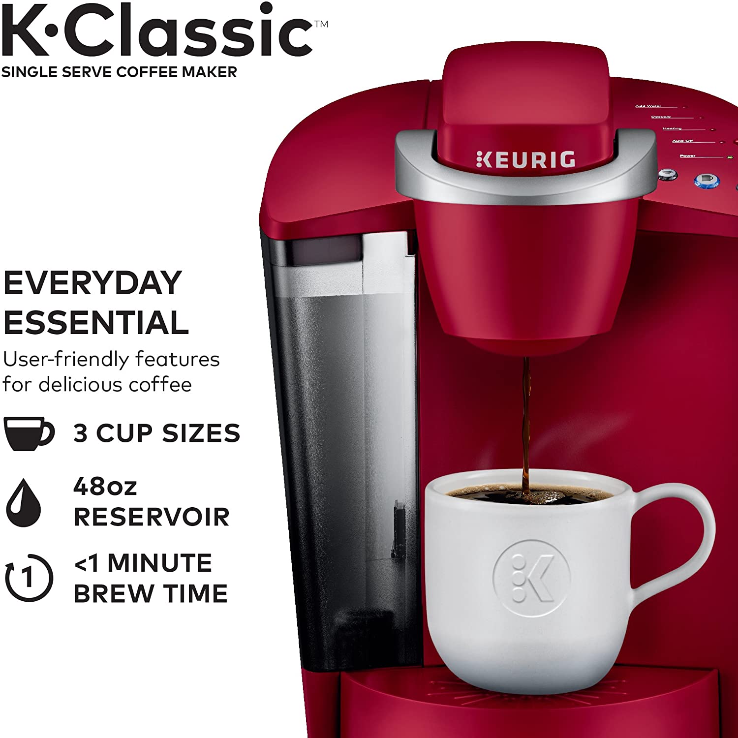 Keuring Single Serve K-Cup Pod Coffee Machine - Fourmile Coffee