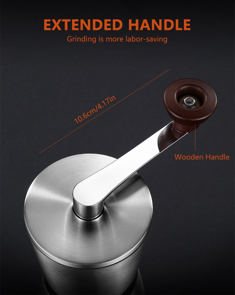 High End Portable Manual Coffee Grinder - Fourmile Coffee