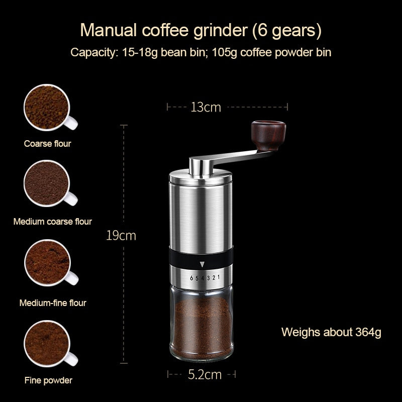 High End Portable Manual Coffee Grinder - Fourmile Coffee