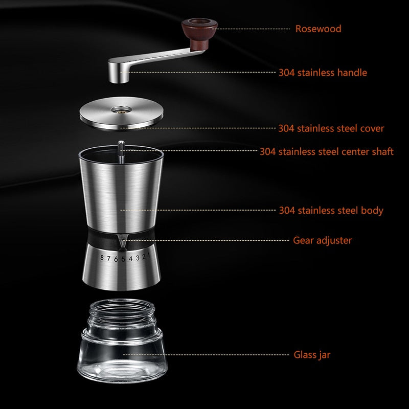 High End Portable Manual Coffee Grinder - Fourmile Coffee